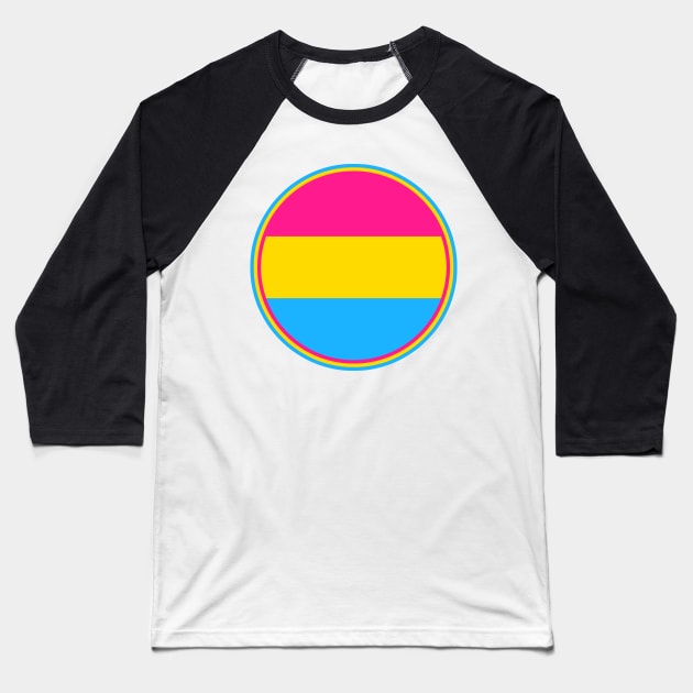 Pan Pride Circle Baseball T-Shirt by ConnerDavis